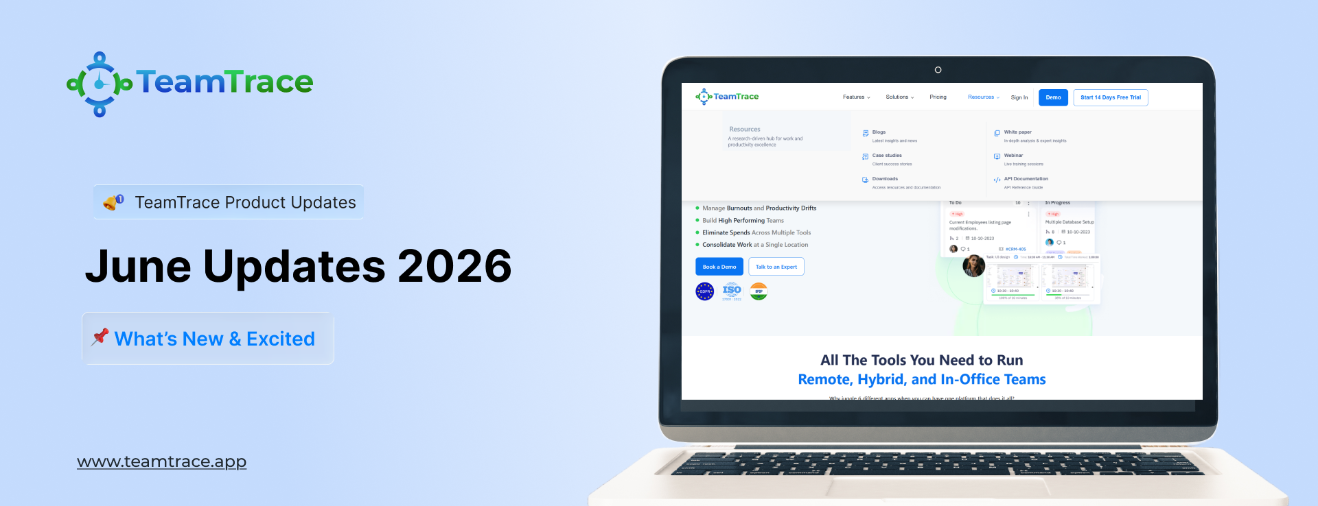 TeamTrace – June 2026 Feature Updates 